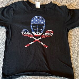 Black Kids Lacrosse T-Shirt